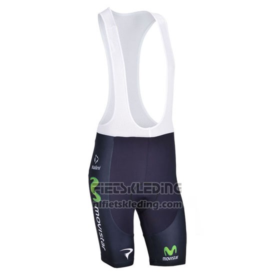 2013 Fietskleding Movistar Lider Wit en Rood Korte Mouwen en Koersbroek